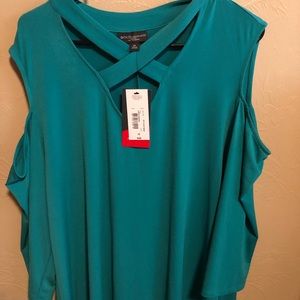 Bold elements Lapis Green Blouse